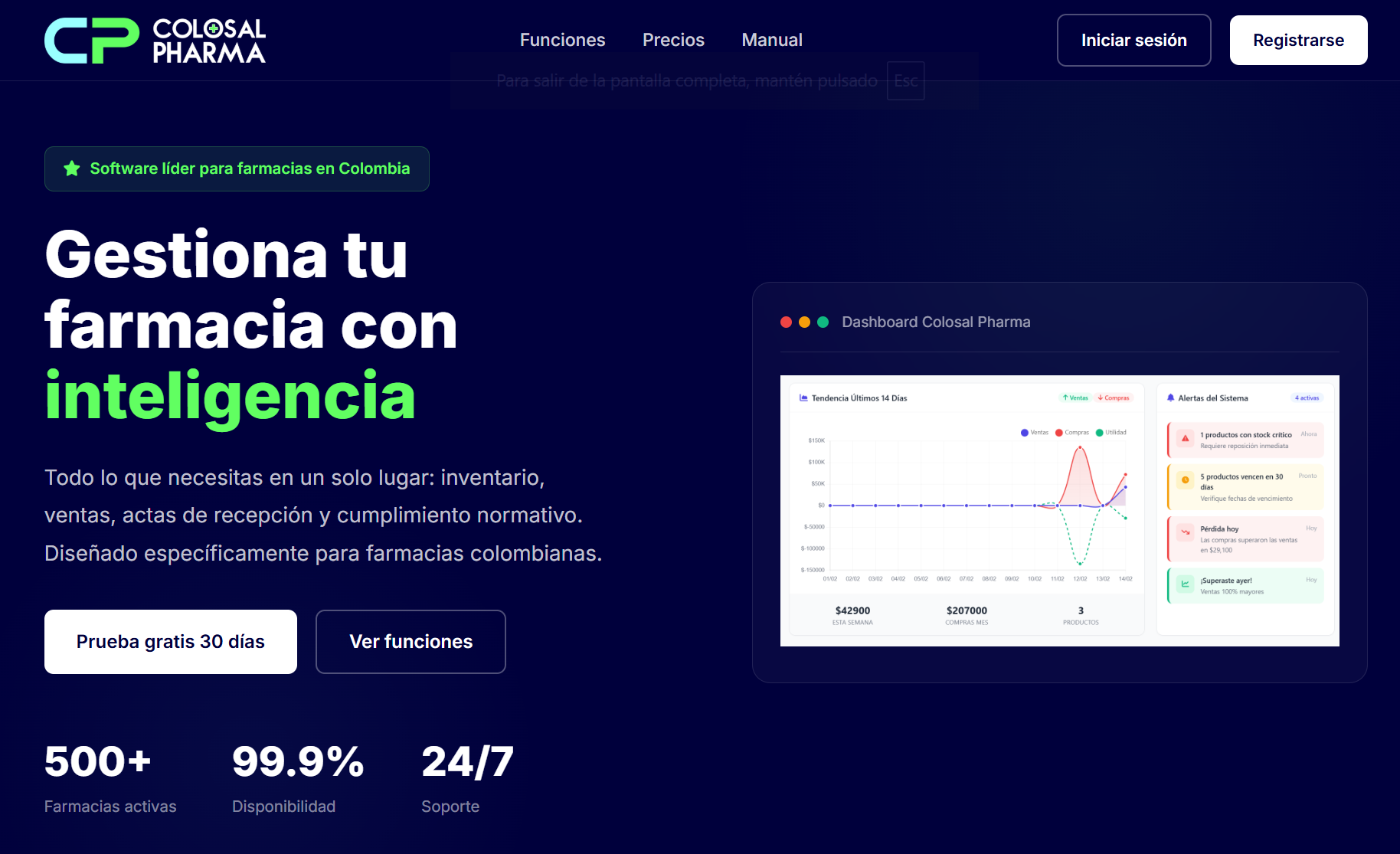 Colosal Pharma: La Herramienta que las Farmacias de Barrio Estaban Esperando