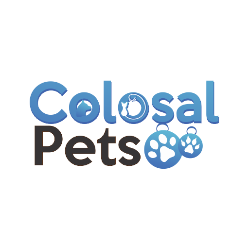 Logo Colosal Pets, código qr para mascotas en medellin